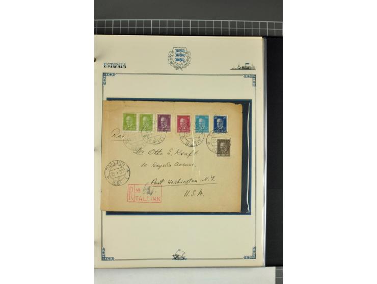  1853/1940, umfangreiche und sehr interessante Sammlung von über 200 Briefe und Karten, dabei u.a. vorphilatelitische Briefe,
