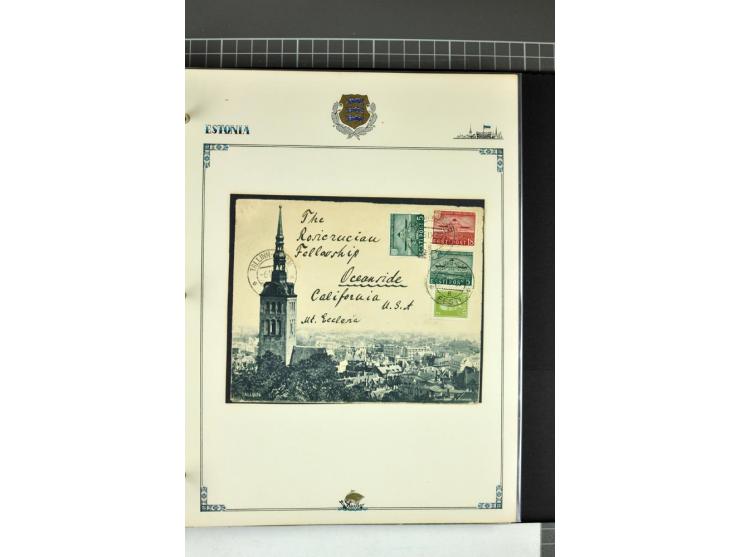  1853/1940, umfangreiche und sehr interessante Sammlung von über 200 Briefe und Karten, dabei u.a. vorphilatelitische Briefe,
