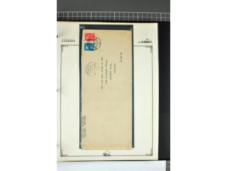  1853/1940, umfangreiche und sehr interessante Sammlung von über 200 Briefe und Karten, dabei u.a. vorphilatelitische Briefe,