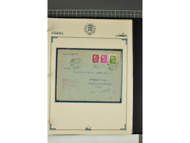  1853/1940, umfangreiche und sehr interessante Sammlung von über 200 Briefe und Karten, dabei u.a. vorphilatelitische Briefe,