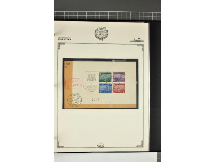  1853/1940, umfangreiche und sehr interessante Sammlung von über 200 Briefe und Karten, dabei u.a. vorphilatelitische Briefe,