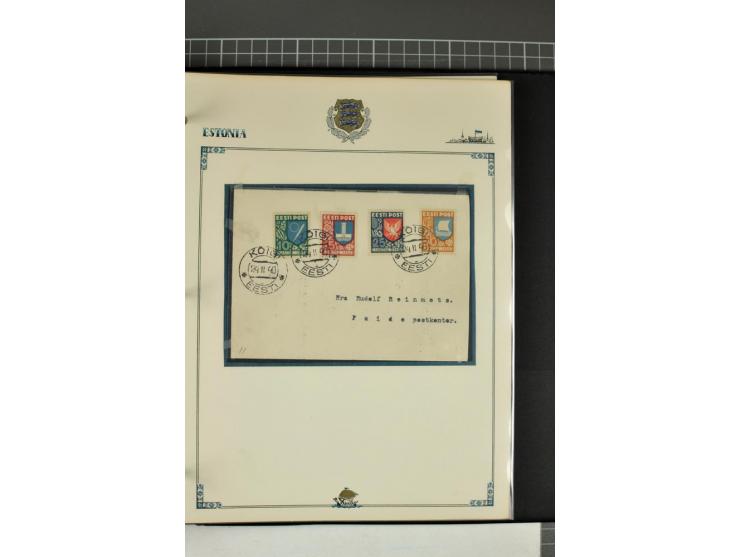  1853/1940, umfangreiche und sehr interessante Sammlung von über 200 Briefe und Karten, dabei u.a. vorphilatelitische Briefe,