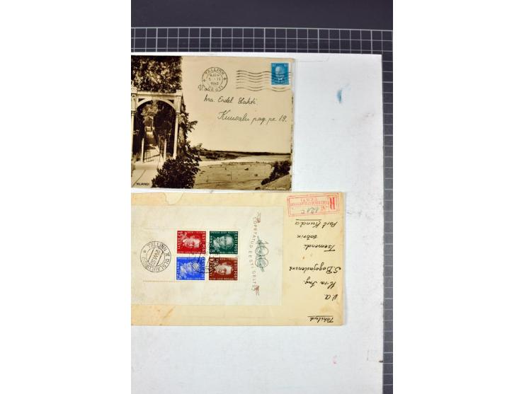  1853/1940, umfangreiche und sehr interessante Sammlung von über 200 Briefe und Karten, dabei u.a. vorphilatelitische Briefe,