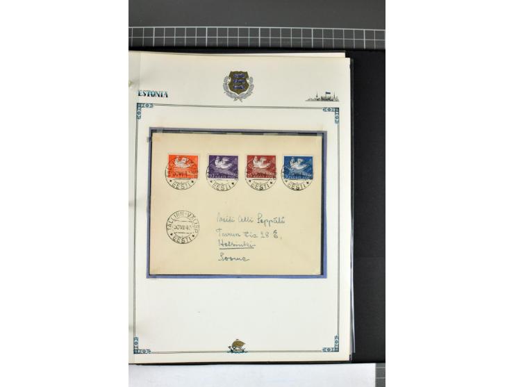  1853/1940, umfangreiche und sehr interessante Sammlung von über 200 Briefe und Karten, dabei u.a. vorphilatelitische Briefe,
