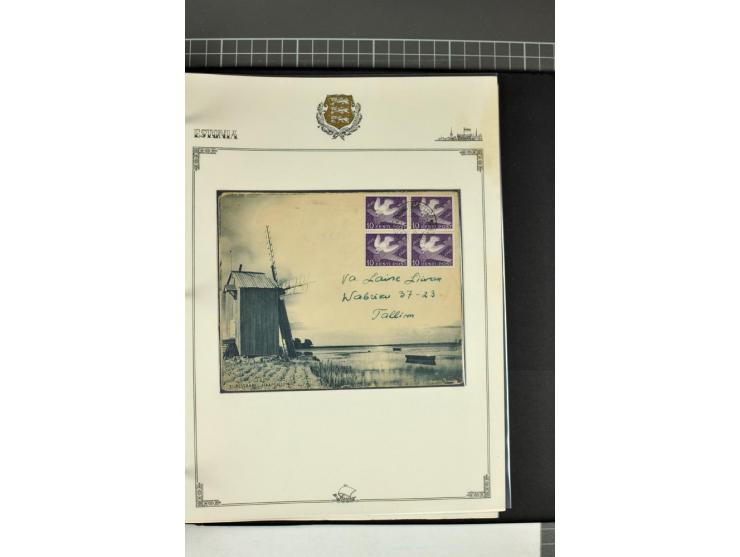  1853/1940, umfangreiche und sehr interessante Sammlung von über 200 Briefe und Karten, dabei u.a. vorphilatelitische Briefe,