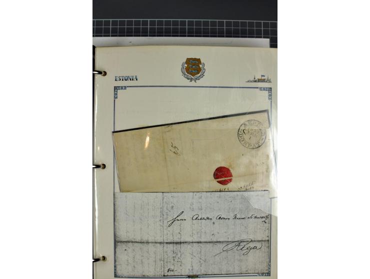  1853/1940, umfangreiche und sehr interessante Sammlung von über 200 Briefe und Karten, dabei u.a. vorphilatelitische Briefe,