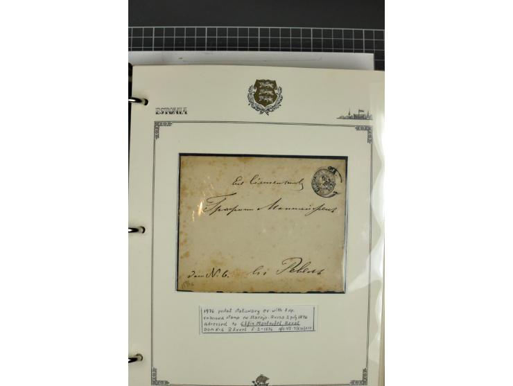  1853/1940, umfangreiche und sehr interessante Sammlung von über 200 Briefe und Karten, dabei u.a. vorphilatelitische Briefe,
