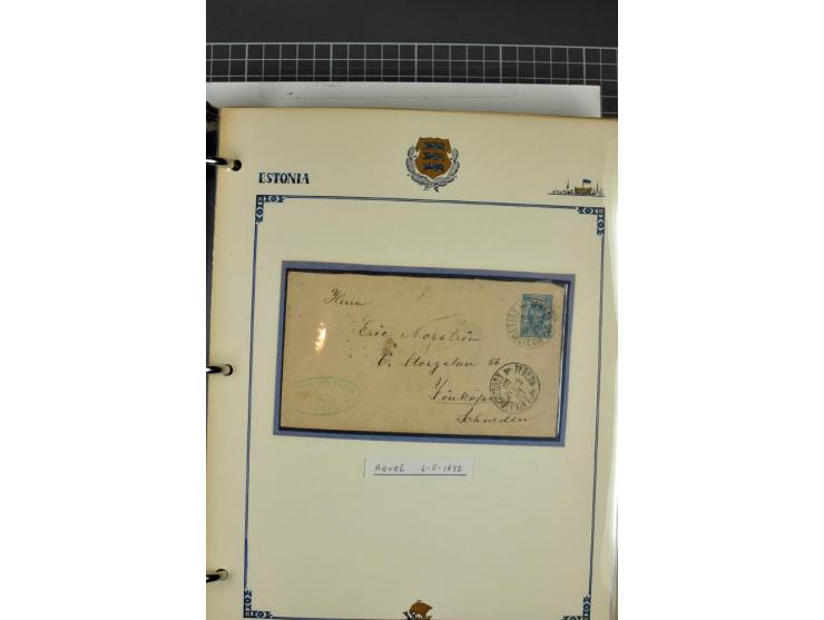  1853/1940, umfangreiche und sehr interessante Sammlung von über 200 Briefe und Karten, dabei u.a. vorphilatelitische Briefe,