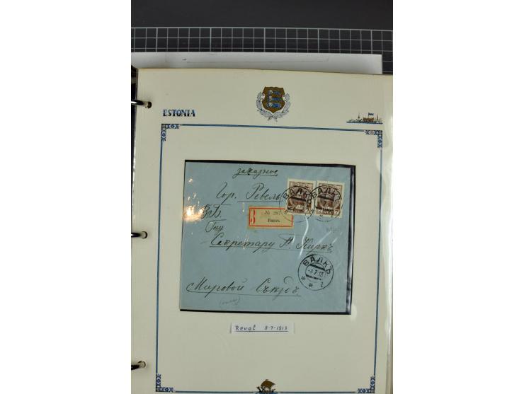  1853/1940, umfangreiche und sehr interessante Sammlung von über 200 Briefe und Karten, dabei u.a. vorphilatelitische Briefe,