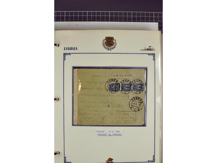  1853/1940, umfangreiche und sehr interessante Sammlung von über 200 Briefe und Karten, dabei u.a. vorphilatelitische Briefe,