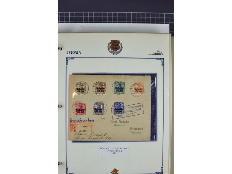 1853/1940, umfangreiche und sehr interessante Sammlung von über 200 Briefe und Karten, dabei u.a. vorphilatelitische Briefe,