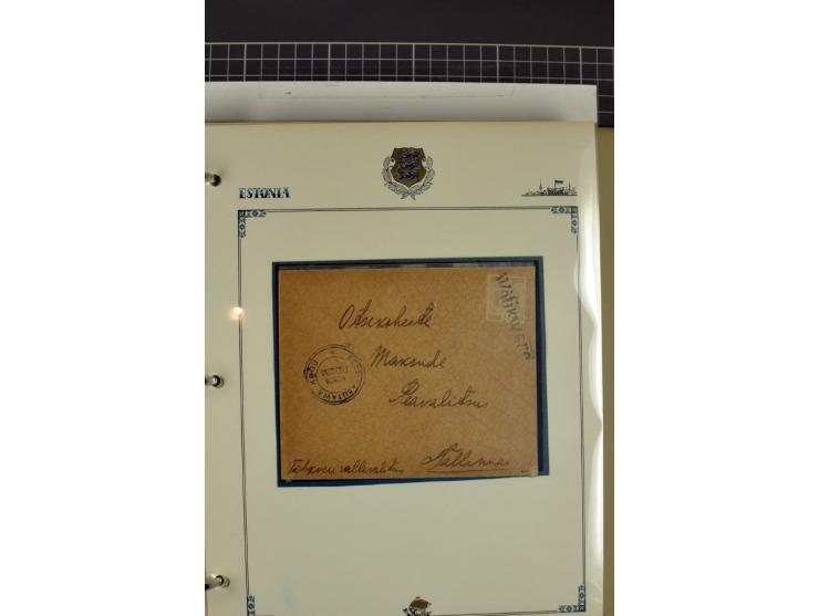  1853/1940, umfangreiche und sehr interessante Sammlung von über 200 Briefe und Karten, dabei u.a. vorphilatelitische Briefe,