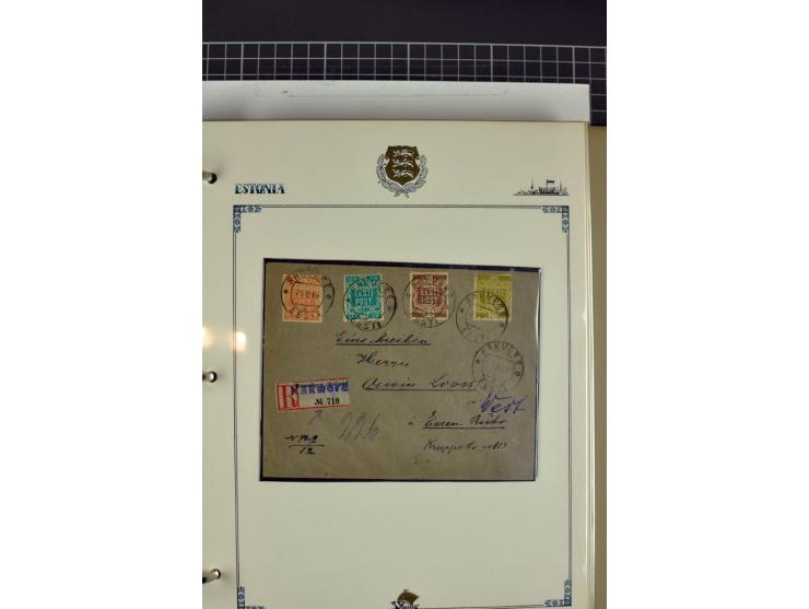  1853/1940, umfangreiche und sehr interessante Sammlung von über 200 Briefe und Karten, dabei u.a. vorphilatelitische Briefe,