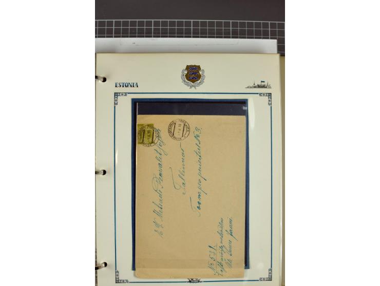  1853/1940, umfangreiche und sehr interessante Sammlung von über 200 Briefe und Karten, dabei u.a. vorphilatelitische Briefe,