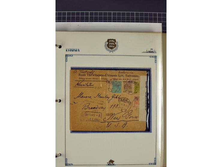  1853/1940, umfangreiche und sehr interessante Sammlung von über 200 Briefe und Karten, dabei u.a. vorphilatelitische Briefe,