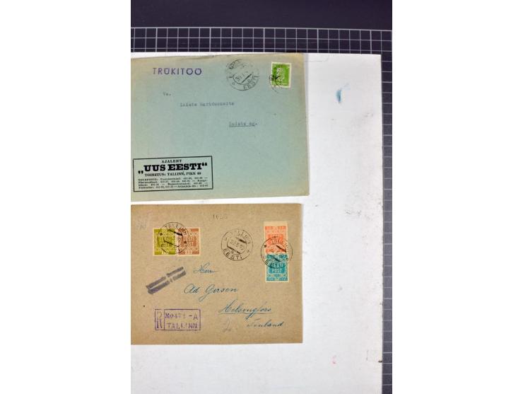  1853/1940, umfangreiche und sehr interessante Sammlung von über 200 Briefe und Karten, dabei u.a. vorphilatelitische Briefe,