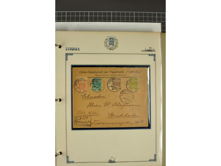  1853/1940, umfangreiche und sehr interessante Sammlung von über 200 Briefe und Karten, dabei u.a. vorphilatelitische Briefe,