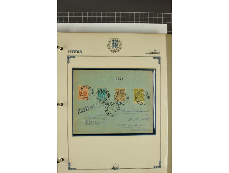  1853/1940, umfangreiche und sehr interessante Sammlung von über 200 Briefe und Karten, dabei u.a. vorphilatelitische Briefe,