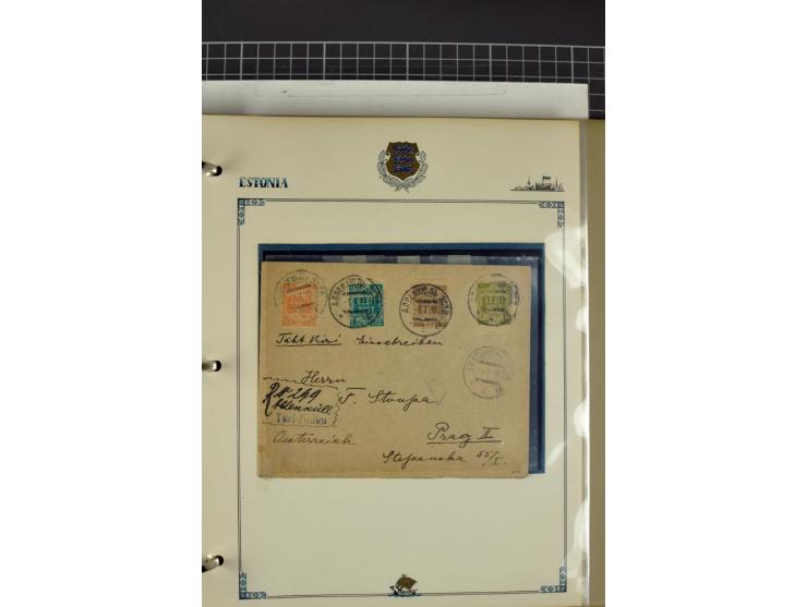  1853/1940, umfangreiche und sehr interessante Sammlung von über 200 Briefe und Karten, dabei u.a. vorphilatelitische Briefe,