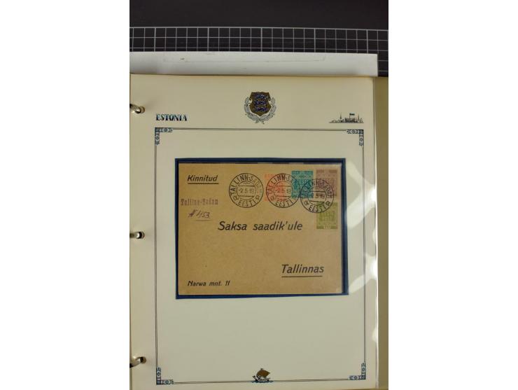  1853/1940, umfangreiche und sehr interessante Sammlung von über 200 Briefe und Karten, dabei u.a. vorphilatelitische Briefe,