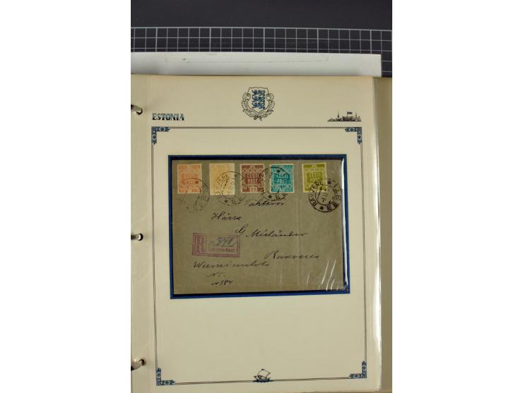  1853/1940, umfangreiche und sehr interessante Sammlung von über 200 Briefe und Karten, dabei u.a. vorphilatelitische Briefe,