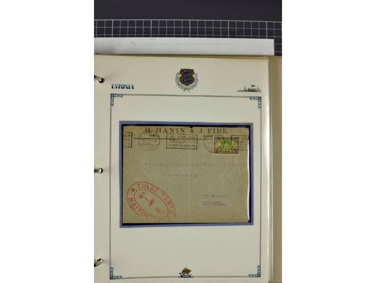  1853/1940, umfangreiche und sehr interessante Sammlung von über 200 Briefe und Karten, dabei u.a. vorphilatelitische Briefe,