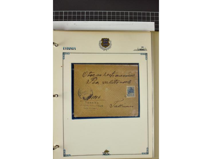  1853/1940, umfangreiche und sehr interessante Sammlung von über 200 Briefe und Karten, dabei u.a. vorphilatelitische Briefe,