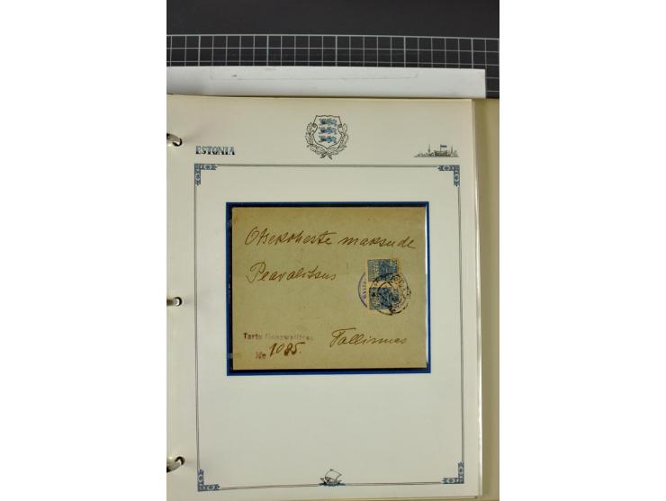  1853/1940, umfangreiche und sehr interessante Sammlung von über 200 Briefe und Karten, dabei u.a. vorphilatelitische Briefe,
