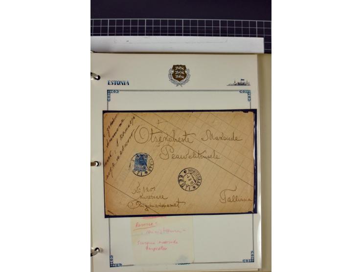  1853/1940, umfangreiche und sehr interessante Sammlung von über 200 Briefe und Karten, dabei u.a. vorphilatelitische Briefe,