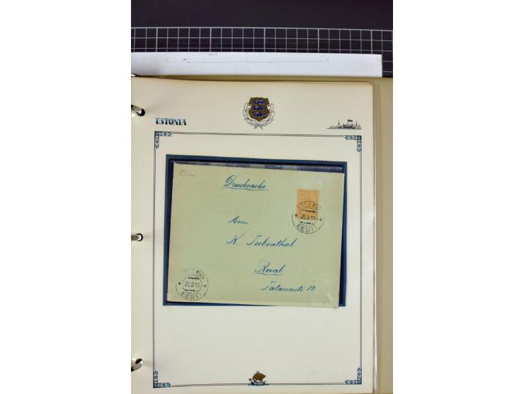  1853/1940, umfangreiche und sehr interessante Sammlung von über 200 Briefe und Karten, dabei u.a. vorphilatelitische Briefe,
