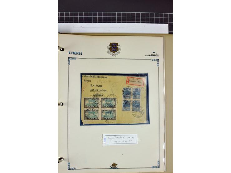  1853/1940, umfangreiche und sehr interessante Sammlung von über 200 Briefe und Karten, dabei u.a. vorphilatelitische Briefe,