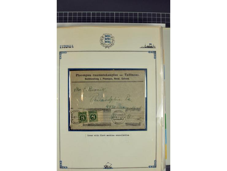  1853/1940, umfangreiche und sehr interessante Sammlung von über 200 Briefe und Karten, dabei u.a. vorphilatelitische Briefe,
