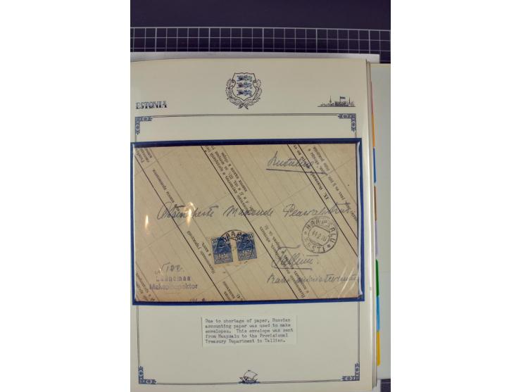  1853/1940, umfangreiche und sehr interessante Sammlung von über 200 Briefe und Karten, dabei u.a. vorphilatelitische Briefe,
