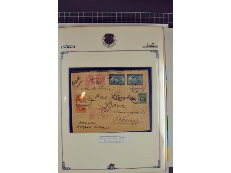 1853/1940, umfangreiche und sehr interessante Sammlung von über 200 Briefe und Karten, dabei u.a. vorphilatelitische Briefe,