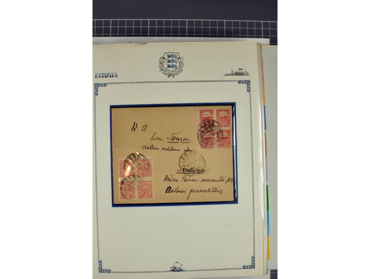  1853/1940, umfangreiche und sehr interessante Sammlung von über 200 Briefe und Karten, dabei u.a. vorphilatelitische Briefe,