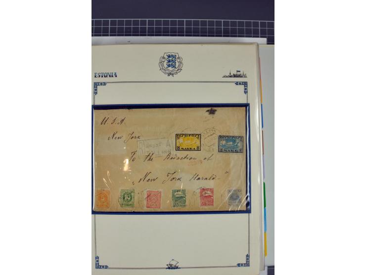  1853/1940, umfangreiche und sehr interessante Sammlung von über 200 Briefe und Karten, dabei u.a. vorphilatelitische Briefe,