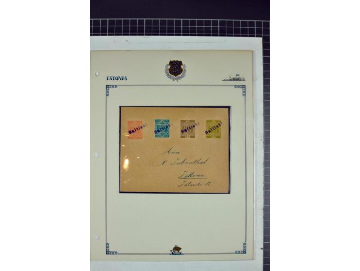  1853/1940, umfangreiche und sehr interessante Sammlung von über 200 Briefe und Karten, dabei u.a. vorphilatelitische Briefe,