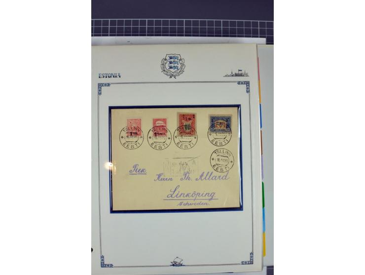  1853/1940, umfangreiche und sehr interessante Sammlung von über 200 Briefe und Karten, dabei u.a. vorphilatelitische Briefe,
