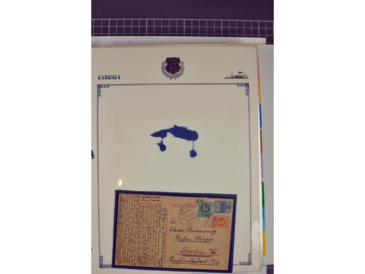  1853/1940, umfangreiche und sehr interessante Sammlung von über 200 Briefe und Karten, dabei u.a. vorphilatelitische Briefe,