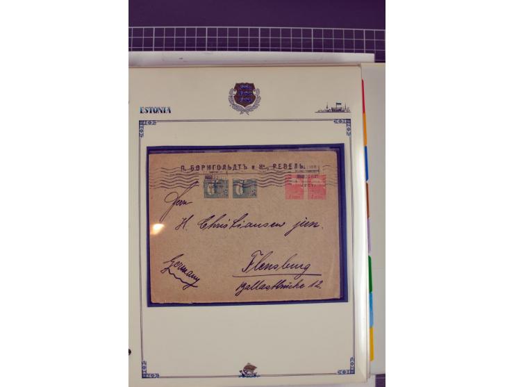  1853/1940, umfangreiche und sehr interessante Sammlung von über 200 Briefe und Karten, dabei u.a. vorphilatelitische Briefe,