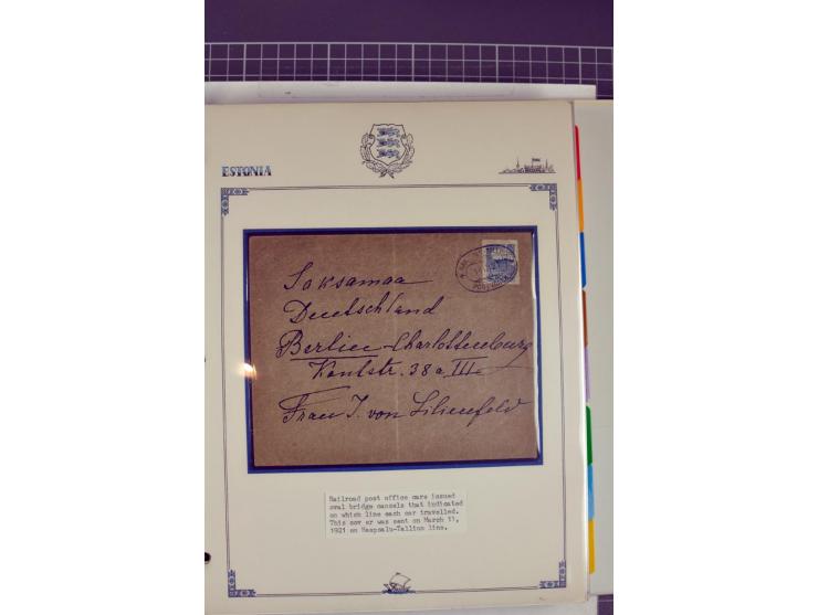  1853/1940, umfangreiche und sehr interessante Sammlung von über 200 Briefe und Karten, dabei u.a. vorphilatelitische Briefe,
