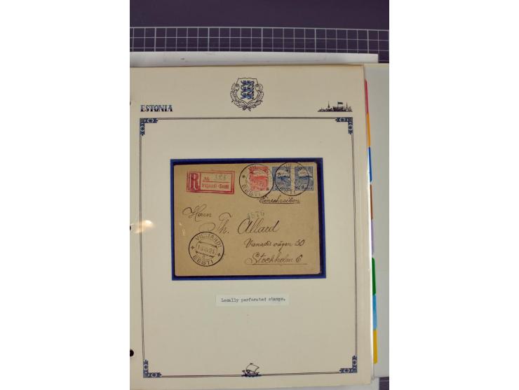  1853/1940, umfangreiche und sehr interessante Sammlung von über 200 Briefe und Karten, dabei u.a. vorphilatelitische Briefe,