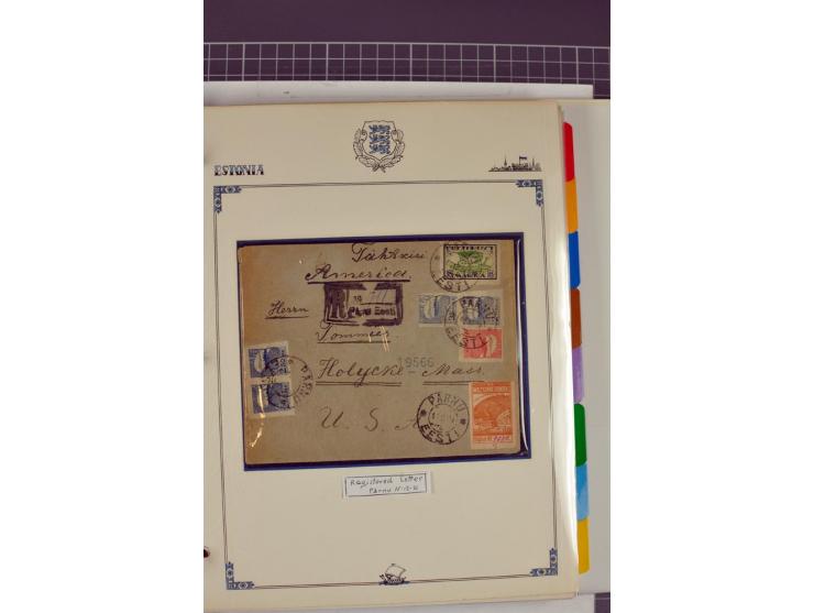 1853/1940, umfangreiche und sehr interessante Sammlung von über 200 Briefe und Karten, dabei u.a. vorphilatelitische Briefe,