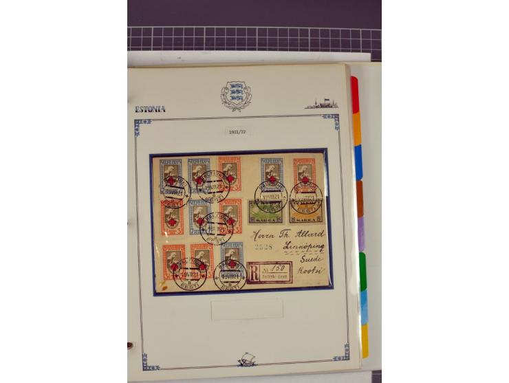  1853/1940, umfangreiche und sehr interessante Sammlung von über 200 Briefe und Karten, dabei u.a. vorphilatelitische Briefe,