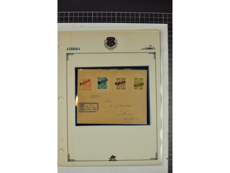  1853/1940, umfangreiche und sehr interessante Sammlung von über 200 Briefe und Karten, dabei u.a. vorphilatelitische Briefe,
