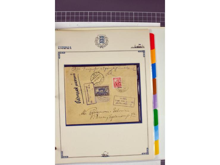  1853/1940, umfangreiche und sehr interessante Sammlung von über 200 Briefe und Karten, dabei u.a. vorphilatelitische Briefe,