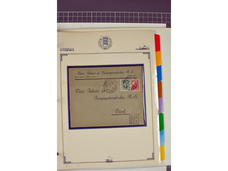  1853/1940, umfangreiche und sehr interessante Sammlung von über 200 Briefe und Karten, dabei u.a. vorphilatelitische Briefe,