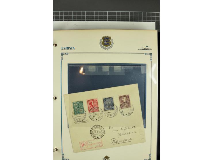  1853/1940, umfangreiche und sehr interessante Sammlung von über 200 Briefe und Karten, dabei u.a. vorphilatelitische Briefe,