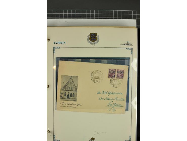  1853/1940, umfangreiche und sehr interessante Sammlung von über 200 Briefe und Karten, dabei u.a. vorphilatelitische Briefe,