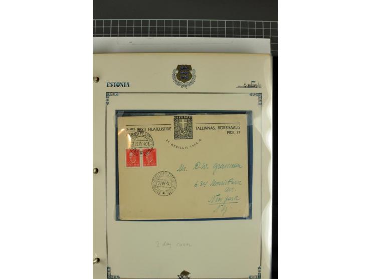  1853/1940, umfangreiche und sehr interessante Sammlung von über 200 Briefe und Karten, dabei u.a. vorphilatelitische Briefe,